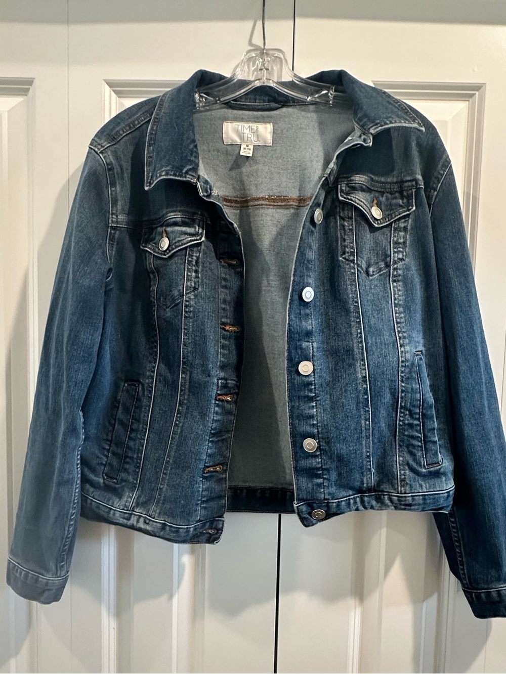 Time and Tru Women's Dark Wash Denim Jacket